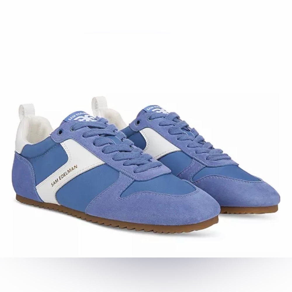 Sam Edelman Zaria  Blue and White Sneakers size 6.5-NWT